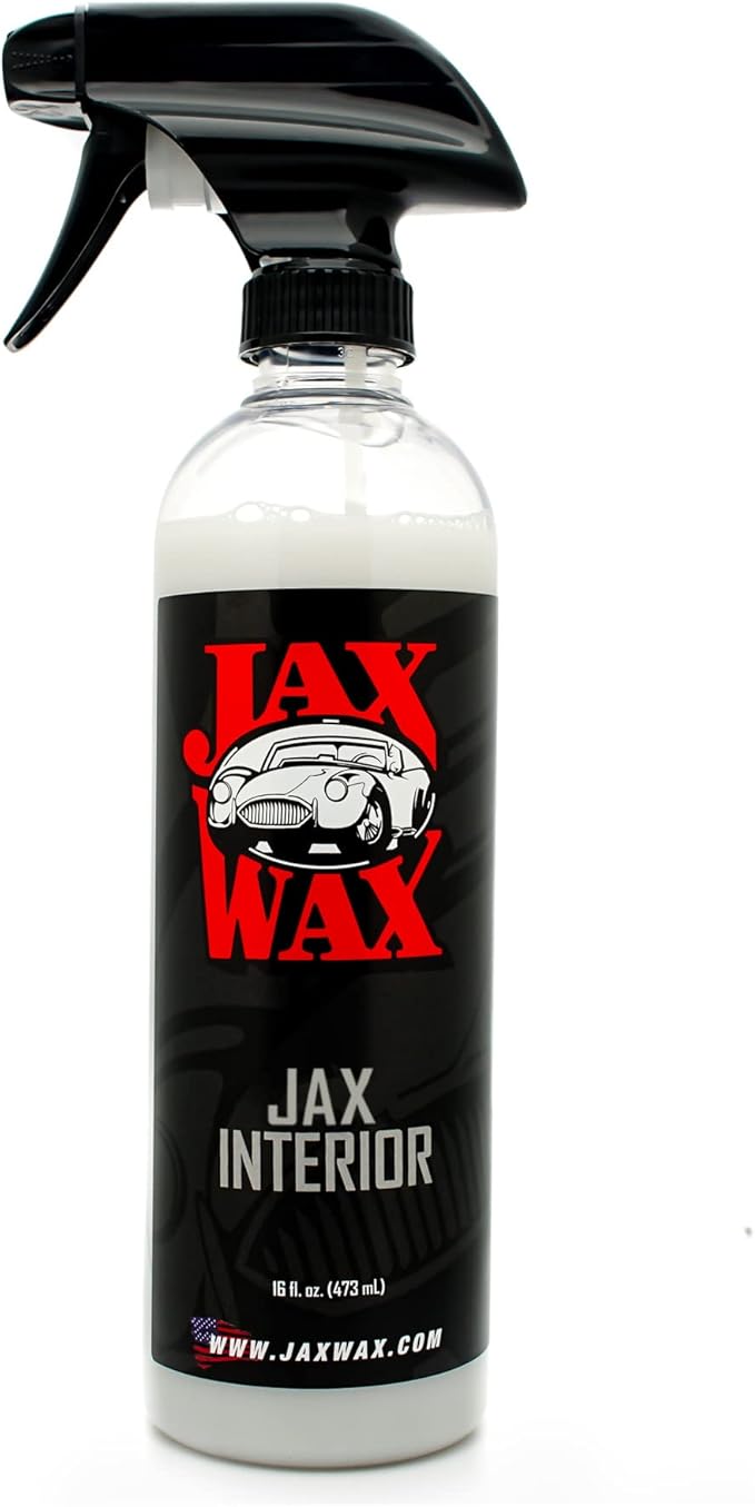 Jax Wax Interior Detailer - One Step Cleaner and Conditioner, Car and Boat Interior Cleaner, 16 Ounce