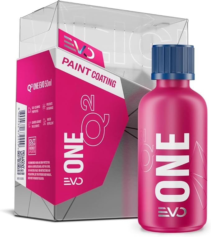 GYEON One EVO Light Box ceramic coating auto paint protection hydrophobic deep gloss finish scratch resistant DIY car detail sealant dark paint safe long lasting durability easy apply swirl free shine
