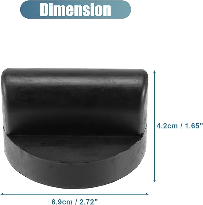 X AUTOHAUX 2 Pcs Rubber Jack Puck Jacking Lift Pad Jack Lift Point Pad Adapter for Audi TT RS R8 A6 Support Point Adapter Jacking Trolly Car Removal Repair Tool