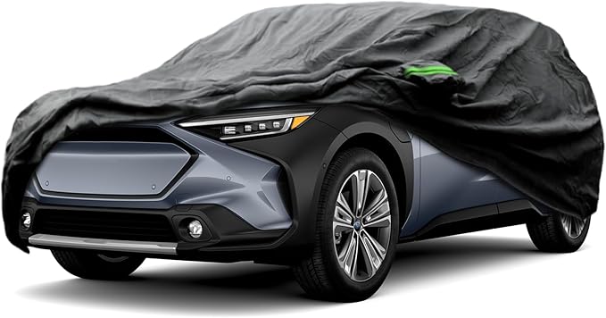 Proadsy Car Cover Custom Fit for Subaru Solterra 2023 2024 2025 2026, Waterproof All Weather for Automobiles, Full Exterior Cover Rain Snow Sun Protector Indoor Outdoor Car Cover