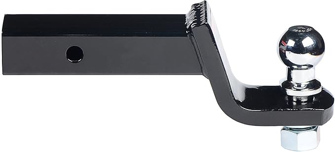 HiTow Trailer Hitch Loaded Ball Mount Class II 3-1/4" Drop with 1-7/8" Hitch Ball & 5/8" Pin Kit (GTW 3,500 lbs)