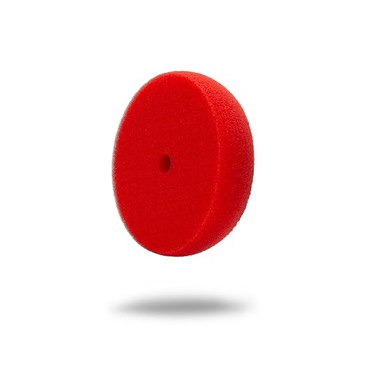 Maxshine 3" Universal Cross Cut Polishing Foam Pad for Finishing – Hook & Loop – DA & Rotary Polisher Compatible – Cross Cut Design for Heat Control & Efficient Compound Application
