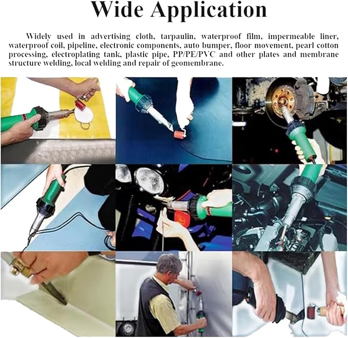 110V 1600W Plastic Hot Air Welding Gun Heat Plastic Welder Torch