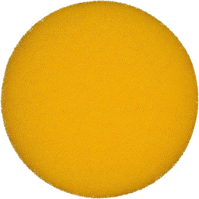 RUPES 40mm Pack of 6 Yellow D-A Fine Wool Polishing Pads | Ideal for Paint Correction & Gloss Enhancement | Improves Finishing Performance | Compatible with 1.5" Backing Plate