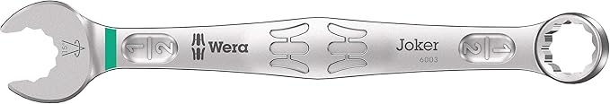 WERA - 05020235001-9642 Magnetic Rail 6003 Joker Imperial 1 Ring Spanner Set, 8 Pieces