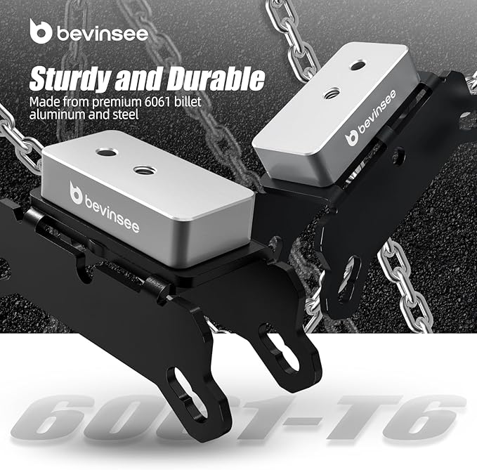 Bevinsee 3-4 Ton Jack Stand Adapter Compatible with BMW & MINI Compatible with Toyota Supra A90 Nissan GTR, Aluminum Car Lifting Jack Pad Repair Tool Frame Protector