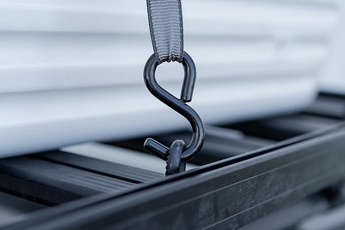 Secure Tite 4-Pack Ratchet Straps, 1' x 12', Vinyl Coated S-Hooks, 500 lbs WLL, 1500 lbs BS