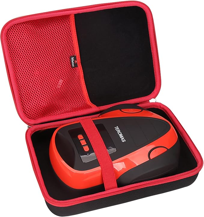 Mchoi Hard Carrying Case Suitable for TEROMAS Tire Inflator Air Compressor, Portable DC/AC Air Pump for Car Tires, Waterproof Shockproof Air Compressor Travel Protective Case, Case Only