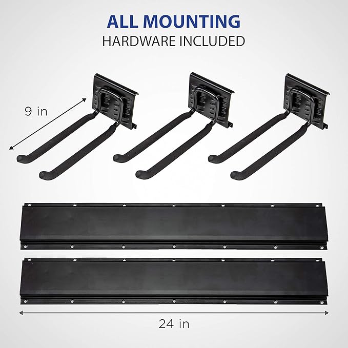 RaxGo Chair Storage Rack, Wall Mounted Folding Chairs Organizer and Hanger System,For Home, Garage, Heavy Duty