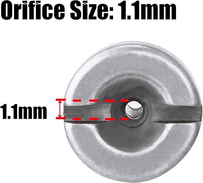 Tool Daily 1.1 mm Orifice for Foam Cannon and Foam Maker, Replacement Thread Nozzle and Mesh Filter for Snow Foam Lance, 3000 PSI