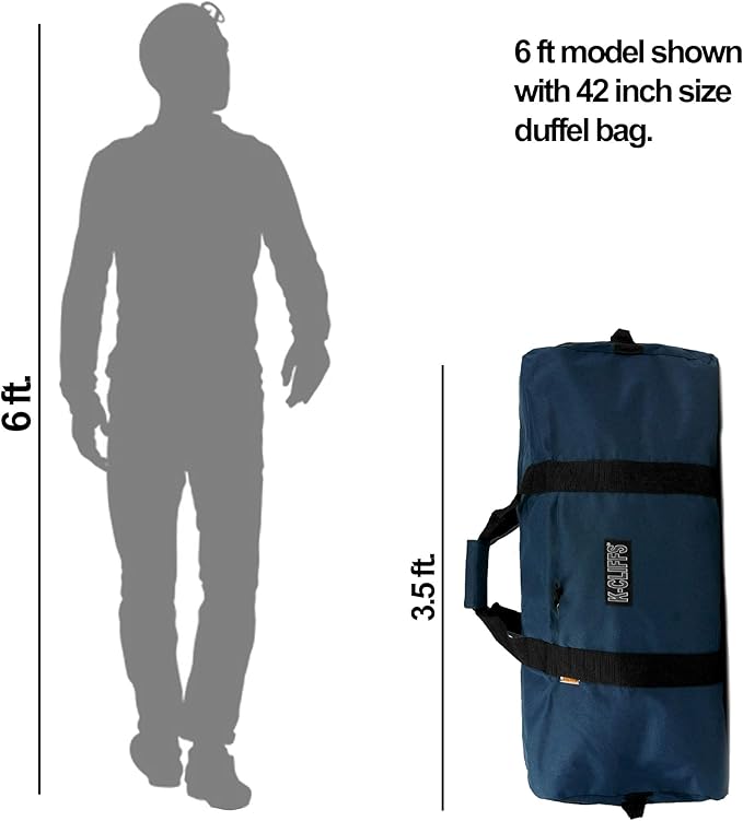 Heavy Duty Cargo Duffel Large Sport Gear Equipment Quality Square Bag Hardware Travel Bag Rooftop Rack Bags