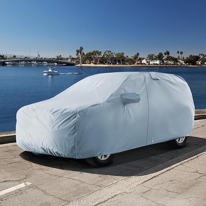 iCarCover Fits 2003-2026 Porsche Cayenne SUV Cover Automobiles Form-Fit Padded Full Exterior Waterproof Automobiles Protection Covers
