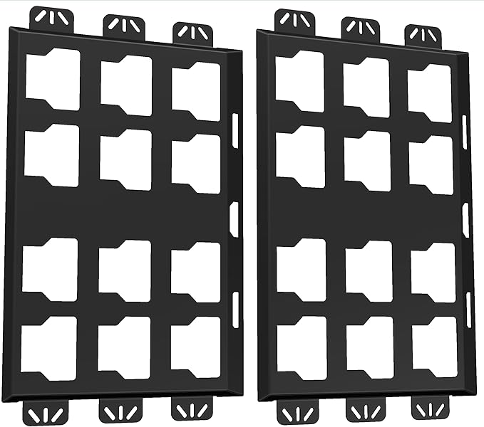 NyVoozy for milwaukee packout wall mount Packout Mounting Plate, Metal Base for Milwaukee Toolboxes, milwaukee mounting plate Wall or Floor Mount (2 Full Width)