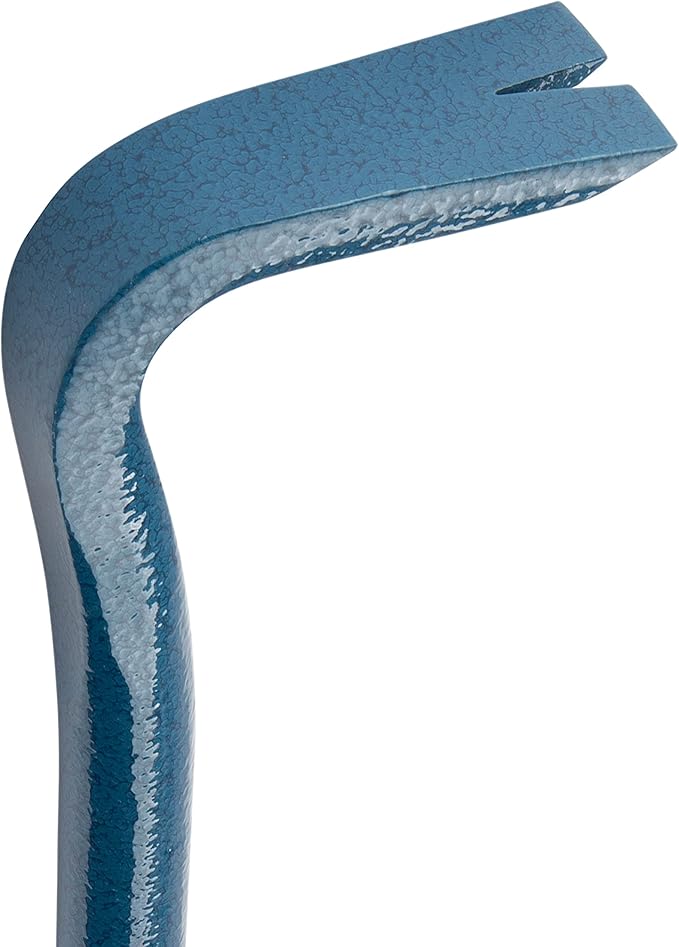 ESTWING Gooseneck Wrecking Bar PRO - 24" USA Made Pry Bar with Angled Chisel End & Forged Steel Construction - EWB-24PS