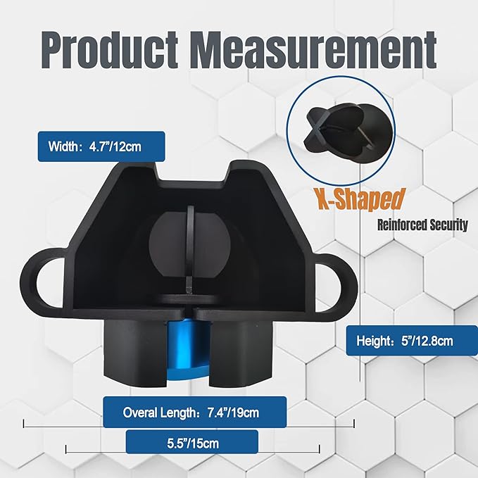 Upgrade 2.0 Trailer Coupler Lock, Universal Trailer Tongue Hitch Lock for 2 & 2-5/16 Couplers, Anti-Theif Design, 1/4" Ultra Thick Steel, Heavy Duty Trailer Locks for Boat, RV, Camper, Truck