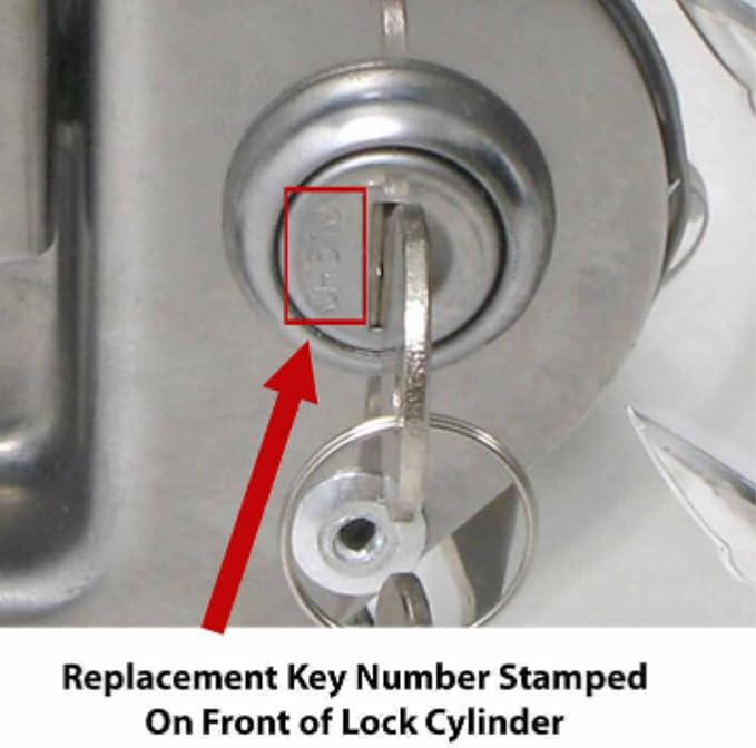 Robby's Cloud CH501 Replacement Key for Truck Tool Boxes Marked CH501 - Also Known as 501CH - 1 Keychain Included - Key style May Vary (4 Pack)