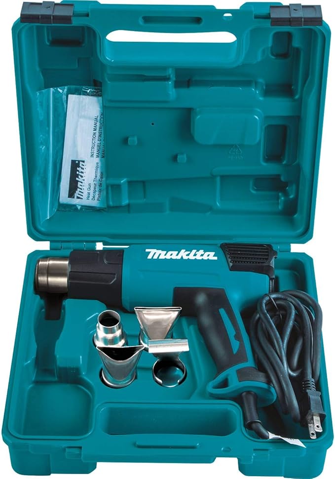 Makita HG6530VK Variable Temperature Heat Gun Kit with LCD Digital Display (Pack of 3)