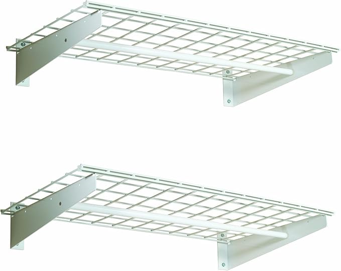 HyLoft Steel Wall Shelves and Storage Racks for Garage (45-Inch X 15-Inch) and (36-Inch X 18-Inch)