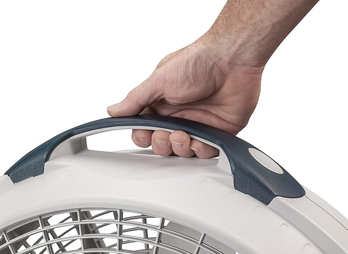 Lasko Wind Machine Fan, Air Circulator Fan with 3 Speeds, 20" Model 3300, Gray