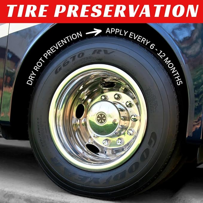 RENEW PROTECT - SATN Low-Gloss Ceramic-Hybrid Protectant | Safe for Motorcycles, Golf Carts | Trim & Tire Preservation, OEM Restorer for Faded Plastic, Vinyl- Dry Rot Prevention, Patio Furniture | 8oz