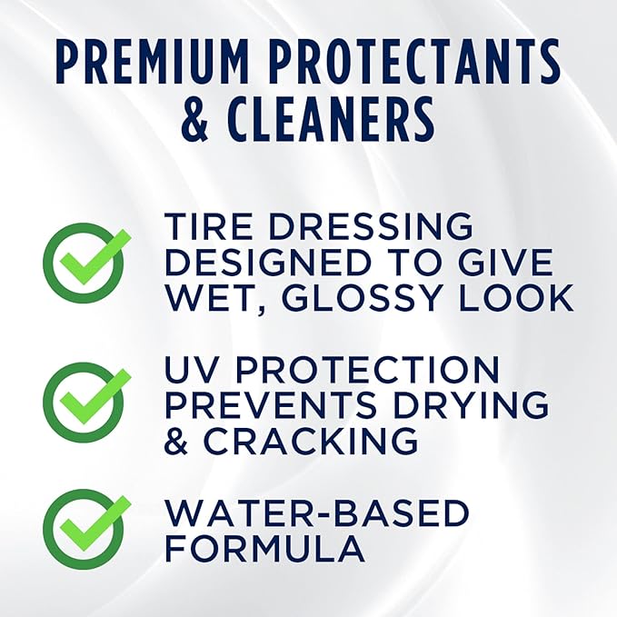 303 Products High Gloss Tire Shine And Protectant - Long Lasting, Water Based Formula - Lasts For Weeks - No Harmful Silicones - Lasts Weeks Not Days, 16 fl. oz. (30395CSR) Packaging May Vary