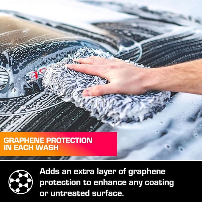 Ethos Cleanse for Cars Graphene Shampoo, Ceramic Coating Infused Car Wash Soap, High Lubricity Car Cleaning Shampoo for Coated, Waxed & Untreated Vehicles