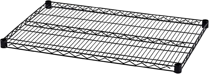 Alera ALE Industrial Wire Shelving Extra Wire Shelves, 36w x 24d, Black (Case of 2 Shelves)