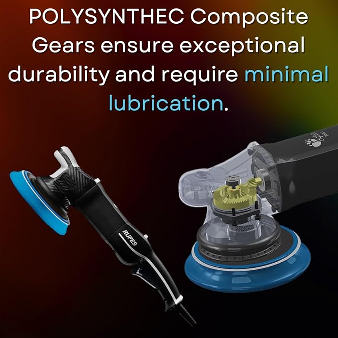 RUPES LHR21V Complete Kit for BigFoot Mark V Random Orbital Polisher - Additional Accessories Included - BigFoot Silver Tools Bag Included - Reduced Noise & Vibrations - Provides Optimal Balance
