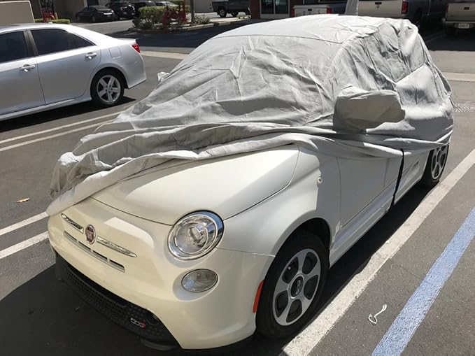 CarsCover Custom Fits for Fiat 500 / 500C Car Cover for 5 Layer Heavy Duty Ultrashield