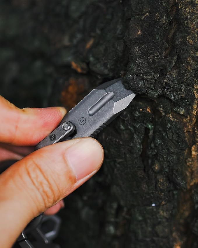 Keyunity KR02 Mini Pry Bar, Pry Bar Tool, Edc Multi Tool With Screw Driver, Box Opener And Minimalist Tool Features