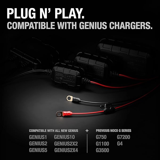 NOCO GC008 X-Connect M10 XL Eyelet Terminal Accessory Genius Smart Battery Chargers (Pack of 6)