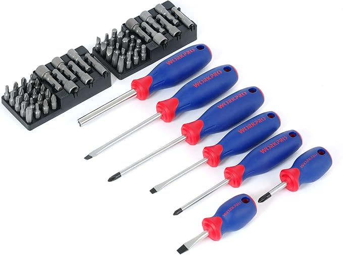 WORKPRO 322PCS Home Repair Tool Kit + DEWALT 20V Max Cordless Drill/Driver Kit (DCD771C2)