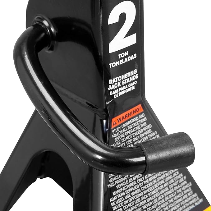Torin AT82001B-2 Hydraulic Floor Jack Combo with 2 Jack Stands, 2 Ton (4,000 lb.), Black