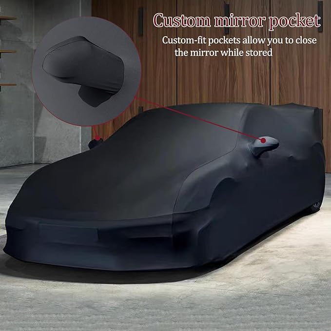 Indoor Car Cover Replace for 718 Boxster/Cayman Stretch Custom Car Cover for Dust-Proof, Underground Garage, Car Show
