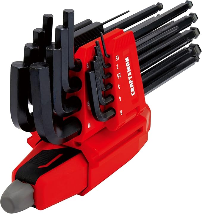 CRAFTSMAN Universal L-to-T Allen Wrench Hex Key Set, 20 Piece (CMHT26028)