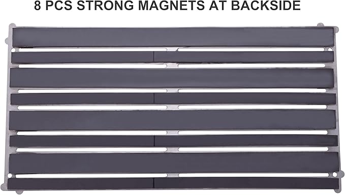 Magnetic Tool Holder & Pad, Mechanic Tool Tray, Magnetic Parts Mat, Automotive Organizer for Screws, Bolts, Wrench and Socket, Super Strong Magnets Stay Vertical, Horizontal and Upside Down (Set of 3)