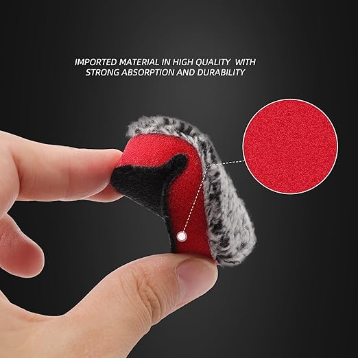 SPTA 2" Microfiber Cutting Pads 10 Pack, Heavy Cutting and Polishing, Microfiber Finishing Disc for Waxing and Polishing&Scratch and Vortex Removal Pad, Ultrafine Fiber Pad