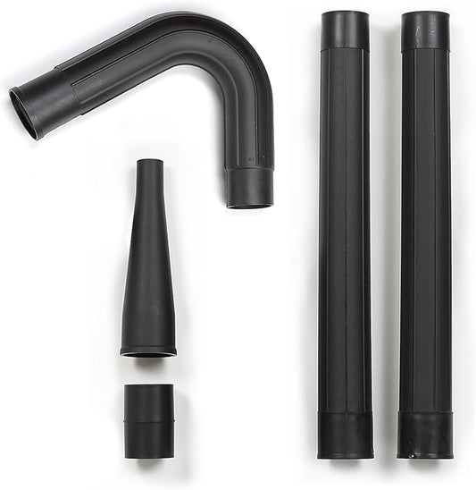 WORKSHOP Wet/Dry Vacs Shop Vacuum Accessories WS25051A Gutter Cleaning Kit for Wet Dry Vacuum Cleaners, 2-1/2-inch Vac Attachments Designed For Cleaning and Blowing Debris from Gutters