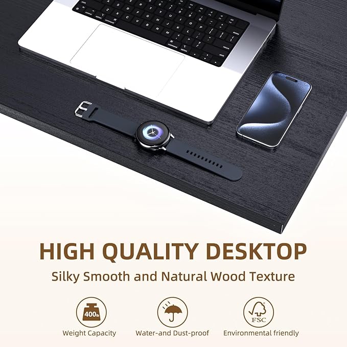 Universal Solid One-Piece Wood Table Top, 60"x24"x1" Workbench Top - Rectangular Particle Board for Standing Desk, Home Office Desk Countertop DlY, Washer Dryer, Coffee, Bar Tabletop