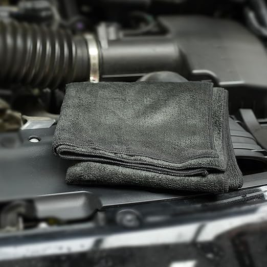 SPTA Car Microfiber Towels, Sport & Workout Towel - Gym, Exercise, Fitness, Spa, Ultra Soft, Super Absorbent, Fast Drying Premium Microfiber, 320gsm, 16in x 27in, Midnight (3-Pack)-MT036