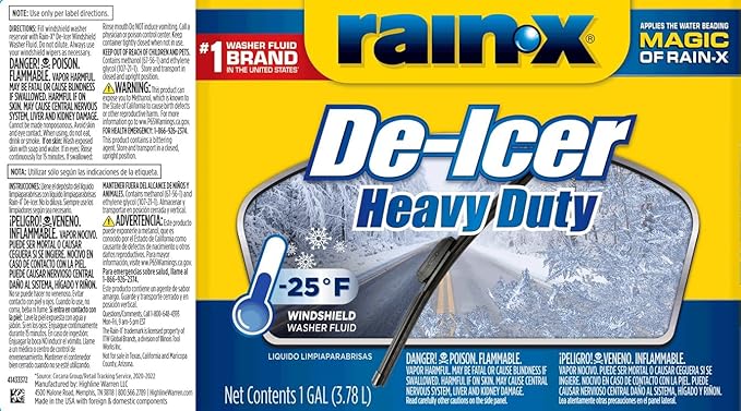 Rain-X RX68106 PREM DE-ICER Washer Fluid