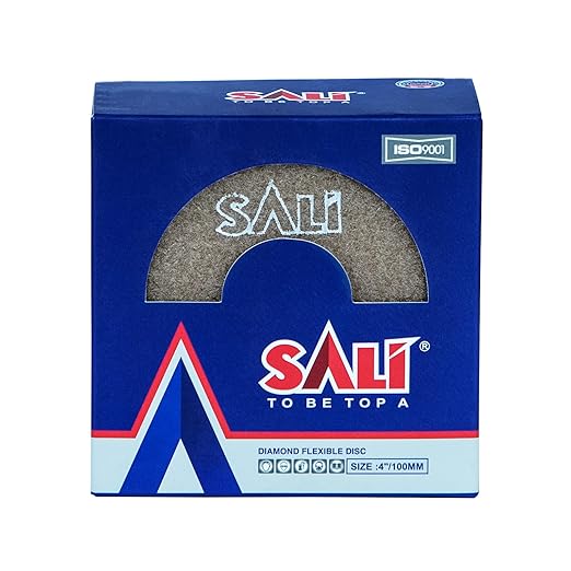 Sali 10 Pack Diamond Polishing Pads 4 Inch Wet Granite Stone Polish Pad Kit for Drill, Grinder, Polisher Polishing Pad for Concrete Marble Stone Countertop Quartz 1000# Grit