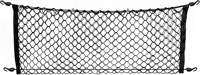 Envelope Style Trunk Mesh Cargo Net - For Jeep Grand Cherokee 2011 - 2021 Car Accessories - Premium Trunk Organizers and Storage - SUV Truck Cargo Nets - Vehicle Carrier Organizer for Cherokee WK