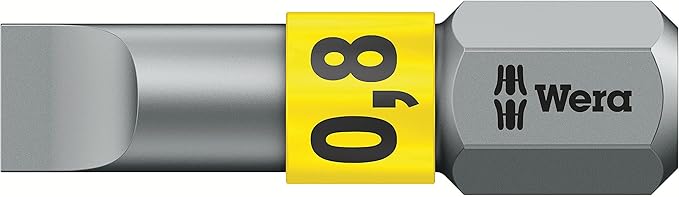 Wera 05008884001 Kraftform Kompakt Stubby magazine RA 2, Stubby Ratchet Screwdriver with Bit Magazine, 6 pieces