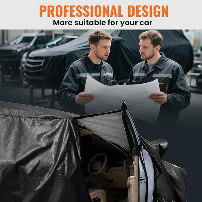 BMW 3 Series Car Cover 100% Waterproof All Weather, Gift with Towel, 10 Layers Sedan Car Cover Custom Fit 2005-2026 BMW 320i/325i/328i/330i/335i, Outdoor Covers Rain Sun UV Protector with Door Zipper.