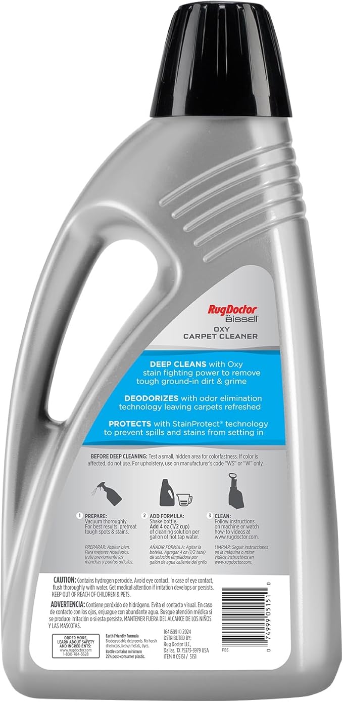 Rug Doctor by BISSELL Professional Triple Action Oxy Deep Carpet Cleaner 80oz