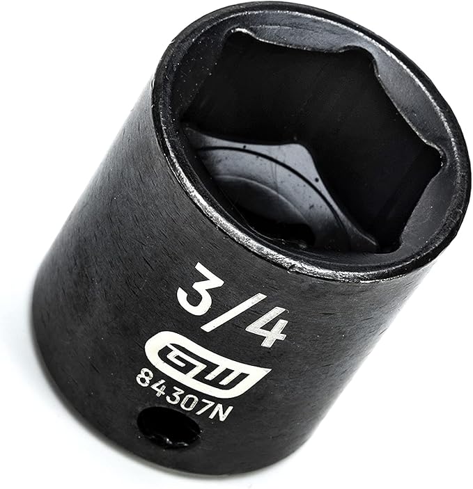 GEARWRENCH 8 Pc. 3/8" Drive 6 Pt. Standard Impact Socket Set, SAE - 84910N