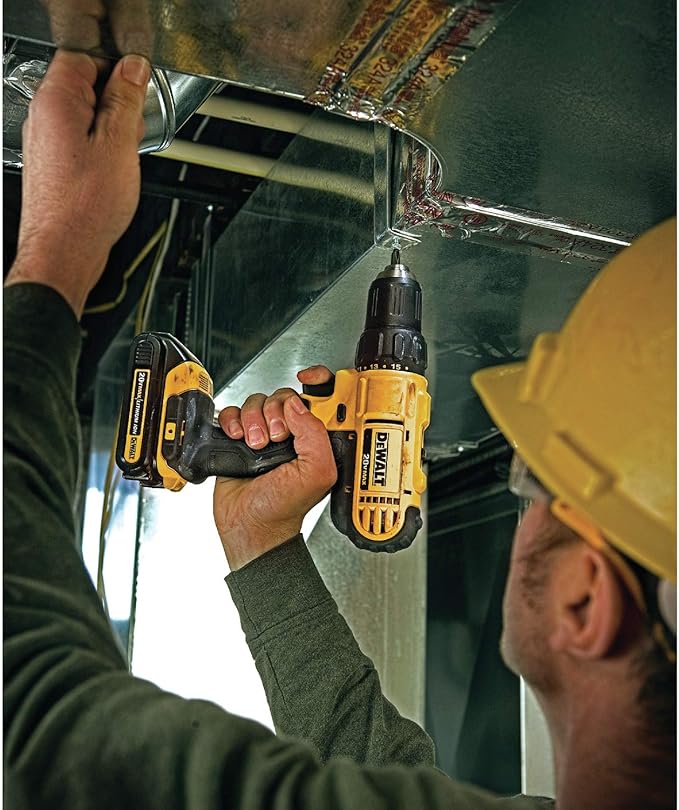 DEWALT 20V MAX* Cordless Drill/Driver Kit with Screwdriver/Drill Bit Set, 100-Piece (DCD771C2 & DWA2FTS100)
