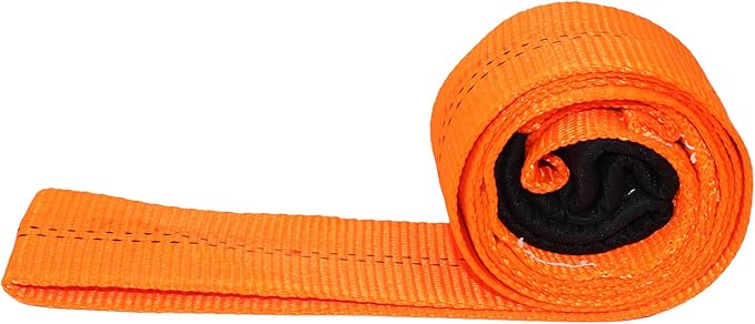 HFS(R) Tree Saver, Winch Strap, Tow Strap 30,000 Pound Capacity (Orange, 3X20FT)