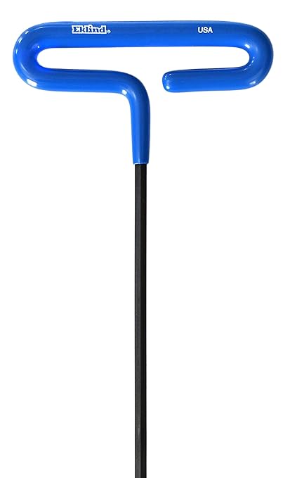 EKLIND 10222 Hex L-Key Combo- Long Inch/MM (2 sets 22pc) & 55166 Cushion Grip Hex T-Key - 6pc set Metric MM sizes 2-6 (6In shaft)
